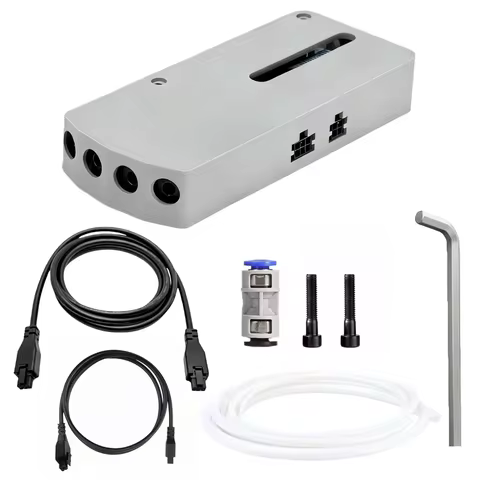 AMS Hub 4-in-1 Filament Buffer for Bambu Lab X1, P1P, P1S, H2D 3D Printers, Compatible with AMS, AMS