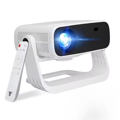 Ailexpress - 2026 Smart Projector Android TV with WiFi 6 and Bluetooth 5.0 Built in 1000+ Apps 240 A