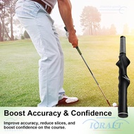 CRAFTML Golf Swing Training Grip, Black Left-Handed Golf Club Grip,  Right-Handed Universal Golf Tra
