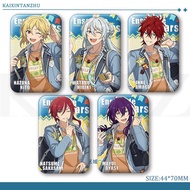 Ensemble Stars Anime Badges Pins ‌Ayase Mayoi Amagi Rinne Hibiki Wataru Women Brooch Cosplay Cartoon