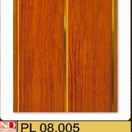 Shunda Plafon PVC Motif Kayu Drain PL 08005 Permeter