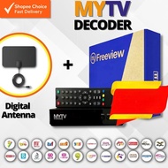 MYTV Original Decoder Box– MBOX DVB-T2/S2 Combo | Free TV Channels MYTV | Original MyFreeView