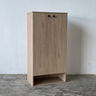 VHIVE Kyoto 60cm Shoe Cabinet (Japandi Oak Chestnut Tall Storage Cupboard)