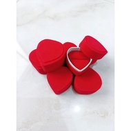 Love-shaped ring box, beautiful/ ring box, love-shaped jewelry box, ring box for gifts