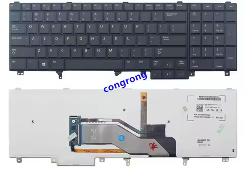 Notebook keyboard for DELL E5520 E6520 E6530 M4600 M4700 M6600 M6700 M6800 laptop keyboard US with m