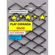 Expanda Iron Plate - 35x50 cm - Expanded Plate - Expanded Mesh - Fence Plate