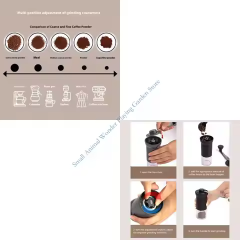 C9GC Ergonomic Manual Coffee Mill Nonrust Steel Cores Camping Kitchens Essential Tool