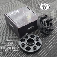 Toyota Vios XP40 XP90 NCP150 NCP151 AC100 PCD:4/100 CB:54.1 Nuts:M12x1.5mm (15mm/20mm) - Bonoss Spac
