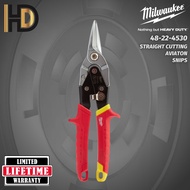 Milwaukee Straight Cutting Aviation Snips GEN2 / 48-22-4530 / Milwaukee Hand Tools / Milwaukee Hand Tool