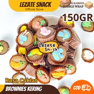 Mini Dry Brownies Cake 150GR Crispy Sweet Delicious / Bronis Dry Brownies Crispy Kiloan Amanda Baked