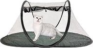 Cat Tent, CAKOVANO Cat Tents for Outside, Outdoor Cat Enclosures Portable Catio Tent Enclosed Suitab