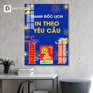 2026 calendar painting printed on demand. 3D mirror painting set with calendar