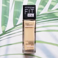เมย์เบลลีน ดิวอี้ + สมูท รองพื้น Fit Me Dewy + Smooth Foundation 30 ml (Maybelline®) เหมาะสำหรับผิวธ