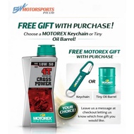MOTOREX【Free GIFT】Cross Power 4T SAE 10W50 MA2 1L 1Litre Motor oil Engine Oil Motobike Motocycle