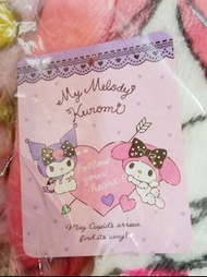 70X100cm 22年日本限定行貨 sanrio  粉紅色 紫色 kuromi  可羅米庫洛米酷洛米 melody美樂蒂 follow your heart 情人節心心 bb 珊瑚绒披肩毛毯被