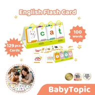 129Pcs Phonics English Flash Card CVC Words Vowel Consonant Desk Calendar Educational Learning Cards