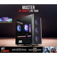 INVADER MASTER M12 | RX 7800XT | Ryzen 5 7600 GAMING DESKTOP