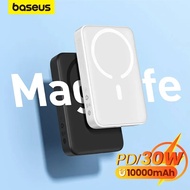 【Local Stock】Baseus Power Bank 10000mAh 20000mAh Magnetic Wireless Charger Power bank For  12 13 14 15Pro Mini Portable