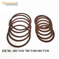 6DCT451 6DCT150  7DCT300 Auto Transmission Clutch Plates Friction Kit For Ford Volvo Great Wall Car 
