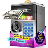 Piggy Bank for Kids - Electronic Money Saving Box w/Code- ATM Safe - Toy Coin Bank - Boys Toys for A