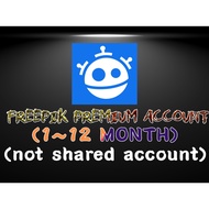 Freepik Premium Account (Self download & Individual account)