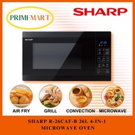 SHARP R-26CAF-B 26L 4-IN-1 MICROWAVE OVEN + 1 YEAR WARRANTY