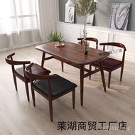 Dining Table Chair Dining Table 6 Rectangular Economical Eating Modern Simple Combination Person Nor