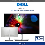 Dell U2724D | 27" | QHD | IPS | Height-Adjustable Monitor