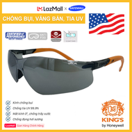Kính bảo hộ Lao Động Thợ Hàn Cơ Khí Xây Dựng KINGS BY HONEYWELL KY2224 Chống Chói Chống Bụi Chống Ti