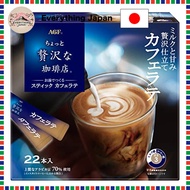 AGF  AGF  A slightly luxurious coffee shop stick cafe latte 22 bottles  stick coffee