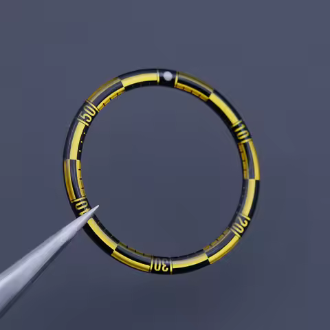 38mm SKX007 Resin Watch Bezel Insert SKX007 SRPD Bezel Ring Fit for SKX007 SKX009 SRPD Watch Case Fl