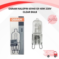 OSRAM HALOPIN 65940 G9 40W 230V CLEAR BULB