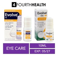 [EXP 08/26] Evolve HA Dry Eye Max Intensive Eye Drops 10ml - for dry eyes, contact lens friendly