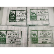 1Ream Calypso Clear PP .0008 plastic 1x10, 1 1/4x10, 1 1/2x10, 1 3/4x10