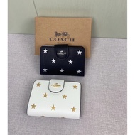 COACH/COACH Women's Practical Coin Purse Half Fold Star Series Wallet CW530