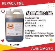FML Ajinomoto 5 Liter Asam  Amino Pertanian tanaman Cabe Jagung Padi Tomat dan Protein Pelengkap Pakan Ternak