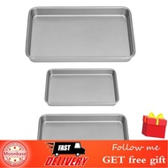 Moonbase Stainless Steel Baking Pan Toaster Oven Tray Pans Dish BBQ Cake MN