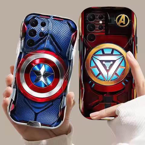 Marvel Ironman Sipiderman Phone Case for Samsung for Galaxy S25 S24 S23 Ultra S20 FE S24 S22 S20 Plu