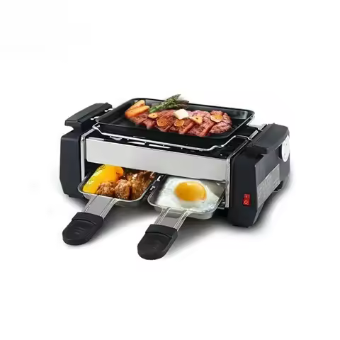 Korean Household Electric Grill Smoke-free Electric Grill Non-stick Family Barbecue Electric Raclett