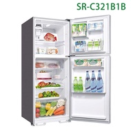 【SANLUX 台灣三洋】【SR-C321B1B】321公升雙門定頻電冰箱(大蔬果室)(標準安裝)
