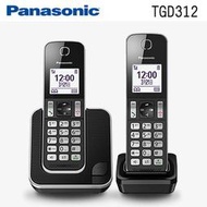 【公司貨含稅贈三星眼部按摩器】國際牌Panasonic KX-TGD312 TW DECT中文雙子機無線電話