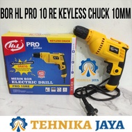Mesin Bor Listrik 10MM KEYLESS PRO 10RE H&L Bor Tembok Besi Kayu