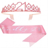 Birthday Tiara Crown Sash Women Girls This Is My 4th 5th 6th 7Th 8Th 9Th 10Th 13th 16th Birthday Par