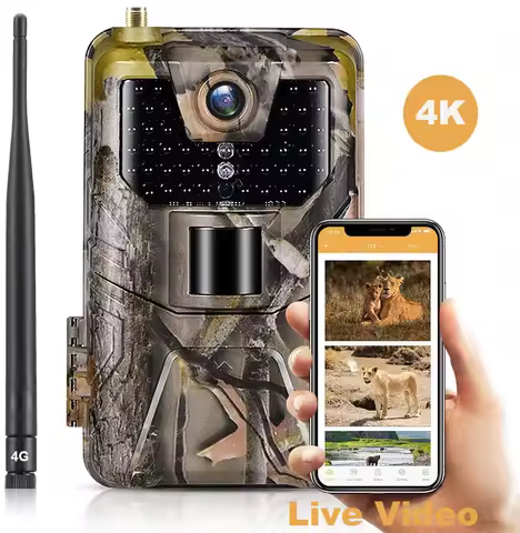 Live broadcast APP Trail Camera Cloud Service 4G 30MP Wireless Wildlife Hunting Cameras HC900PRO 0.3