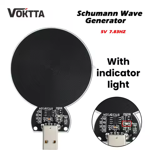 DC 5V 7.83HZ Schumann Wave Generator Signal Generator Square Wave USB Ultra-low Frequency Pulse Chip