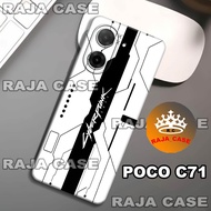 Rc28/Softase rubber poco C71 - GAMING Motif - Case poco C71 - Casing poco C71 - Silicone poco C71 co