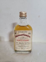 Macallan glenlivet 15 yo miniature 麥卡倫酒辦