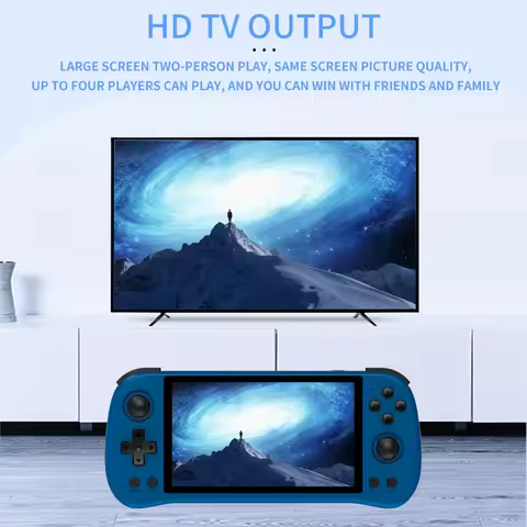2026 NEW X55 Handheld Game 5.5 INCH IPS Screen Console Linux System 4000 MAh TV HDMI LPDDR4X 92000 G