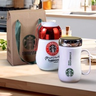 Starbucks Cup With Tea Spoon Starbucks Mug Cawan Starbucks Coffee Cup Cawan Kopi Corporate Water Mug Ceramic Mug