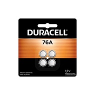 Duracell 76A 1.5V Alkaline Batteries, 4 Count Pack, 76A 1.5 Volt Battery, equivalent to LR44, A76, P